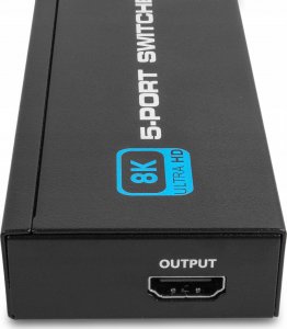 Pawonik SWITCH HDMI 2.1 5X1 PRZEŁĄCZNIK 8K 4K 120HZ 240HZ 10