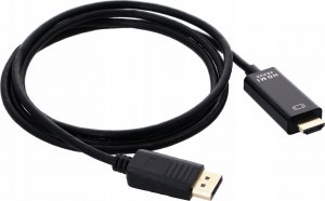 Kabel Pawonik DisplayPort - HDMI 1.8m czarny 5