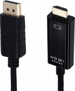 Kabel Pawonik DisplayPort - HDMI 1.8m czarny 10