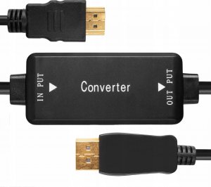 Kabel Pawonik DisplayPort - HDMI 1.8m czarny (120 JL-HD1018K) 2