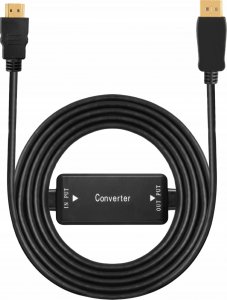 Kabel Pawonik DisplayPort - HDMI 1.8m czarny (120 JL-HD1018K) 3