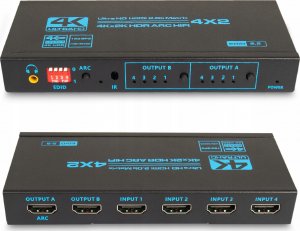 Kabel Pawonik HDMI - HDMI Brak danych czarny (151 JL-4K0402P) 1