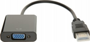 Adapter AV Pawonik HDMI - D-Sub (VGA) czarny (3 JL-H1003) 3
