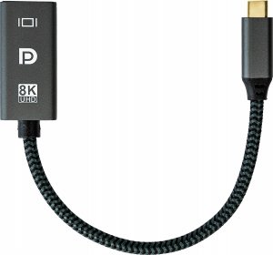 Adapter AV Pawonik ADAPTER USB C DO DP 8K KABEL PRZEJŚCIÓWKA UHD 2