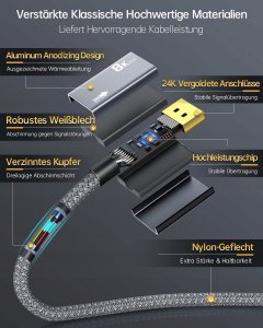 Adapter AV Pawonik KABEL DISPLAYPORT - HDMI 2.1 ADAPTER DP 8K 4K120HZ 5