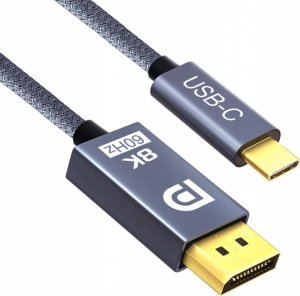 Adapter AV Pawonik KABEL USB C - DISPLAYPORT 1.4 ADAPTE DP 8K 4K120HZ 1