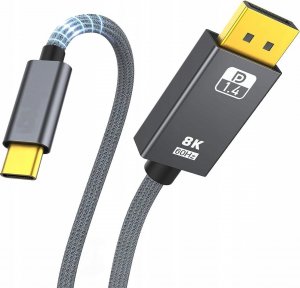 Kabel USB Pawonik USB-C - DisplayPort Szary (365 JL-8KCD20) 2