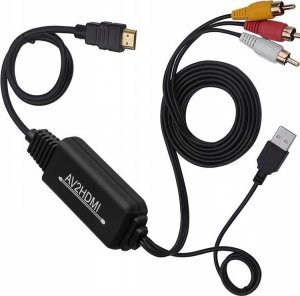 Adapter AV Pawonik KONWERTER AV DO HDMI CINCH CVBS EURO KOMPOZYTOWE 2