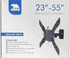 Pawonik UCHWYT TV 55" OBROTOWY UCHYLNY WIESZAK ŚCIENNY LCD 13