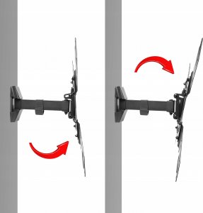 Pawonik UCHWYT TV 55" OBROTOWY UCHYLNY WIESZAK ŚCIENNY LCD 5