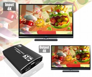 System przekazu sygnału AV Pawonik GRABBER HDMI 2.0 PC USB STREAMING 4K60HZ HDCP 2.2 5