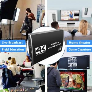 System przekazu sygnału AV Pawonik GRABBER HDMI 2.0 PC USB STREAMING 4K60HZ HDCP 2.2 7