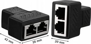 Switch Pawonik SPLITTER LAN 1X2 ADAPTER ROZGAŁĘŹNIK RJ45 100 MBPS 7
