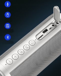 Głośnik Jellico GŁOŚNIK PRZENOŚNY MOCNY BASS BLUETOOTH 5.0 USB 12