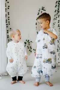 PULP BAMBOO Śpiworek ocieplany z nogawkami dla dziecka od 2,5 do 5lat Plac Budowy Siwy 7