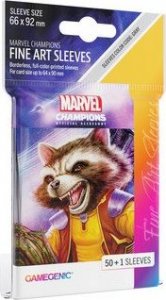 Gamegenic Gamegenic: Marvel Champions Fine Art Sleeves (66 mm x 92 mm) Rocket Raccoon 50+1 szt. 1