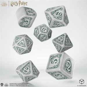 Q-Workshop Harry Potter: Zestaw kości - Modern Slytherin - Biały 1