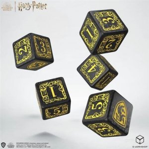 Q-Workshop Harry Potter: Zestaw kości i mieszek Hufflepuff 1