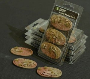 Gamers Grass Gamers Grass: Bases Oval - Badlands 75 mm (3 szt.) 1