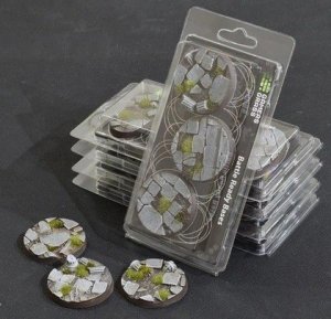 Gamers Grass Gamers Grass: Bases Round - Temple 50mm (3 szt.) 1