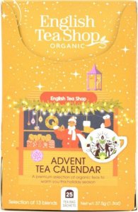 Kalendarz adwentowy English Tea Shop Złoty z herbatami 25 saszetek 2