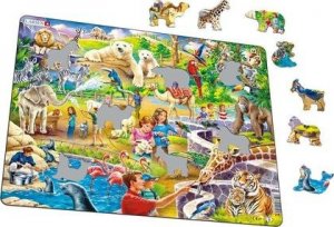 Larsen Układanka Puzzle zoo Maxi 1