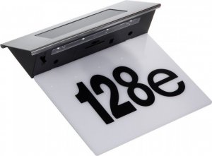 Kinkiet Maclean Lampa solarna LED z numerem domu IP44 MCE423 2