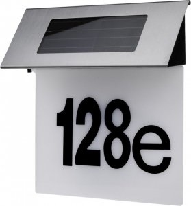 Kinkiet Maclean Lampa solarna LED z numerem domu IP44 MCE423 5