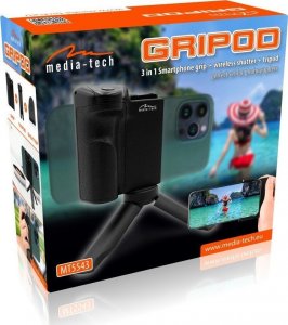 Media-Tech Uchwyt do smartphona + statyw biurkowy MT5543 pilot Bluetooth 5