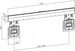 Maclean Ultra płaski uchwyt ścienny do TV 37-80 cali max 75kg MC-481 6