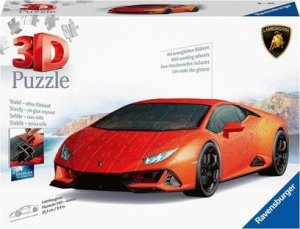 Ravensburger Puzzle 3D Lamborghini Huracan Evo arancio 1