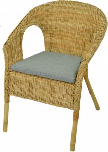 AMPO Poduszka na krzesło rattanowe SANDRA 590 1