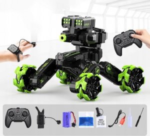 OEM CZOŁG ZDALNIE STEROWANY STRZELA + DYM + RUCHOMA WIEŻA SYSTEM WALKI MECH 7