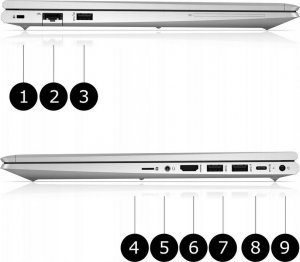 Laptop HP Laptop HP EliteBook 650 G9 / 930U3E8 / Intel i5-12 / 8GB / SSD 256GB / Intel Xe / FullHD / Win 11 Pro / Srebrny 7