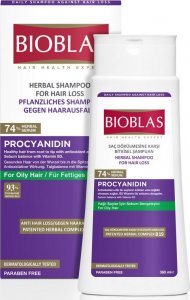 BIOBLAS szampon do włosów z procyjanidyną i witaminą B3 przeciw wypadaniu włosów 360ml 1