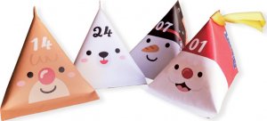 Kalendarz adwentowy DP Craft DIY pudełeczka 24szt. 3