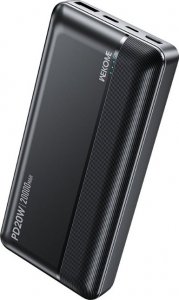 Powerbank Wekome Powerbank 20000 mAh Fast Charging USB-C PD 20W + USB-A QC3.0 18W Czarny 1
