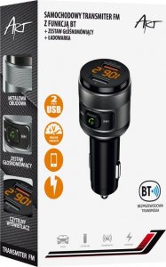 Transmiter FM Art Transmiter samochodowy FM MP3 z funkcjš BT, USB LCD FM-57 QC3.0 3