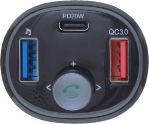 Transmiter FM Art Transmiter samochodowy FM MP3 z funkcjš BT, USB LCD FM-73 QC3.0 6