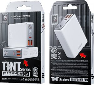 Powerbank Wekome Powerbank 10000 mAh Super Fast Charging USB-C PD 20W + 2x USB-A QC3.0 22.5W 3