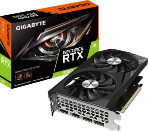 Karta graficzna Gigabyte GeForce RTX 3050 Windforce OC V2 8GB GDDR6 (GV-N3050WF2OCV2-8GD) 1