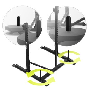 Zipro Stojak pod sztangę zintegrowany z miejscem na obciążenia 4