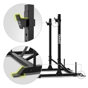 Zipro Stojak pod sztangę zintegrowany z miejscem na obciążenia 5