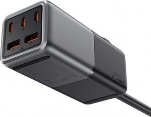 Ładowarka Acefast Ładowarka sieciowa / listwa zasilająca Acefast Z2, GaN, 3xUSB-C, 2xUSB-A, 75W (czarna) 2