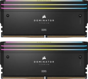 Pamięć Corsair Dominator Titanium RGB, DDR5, 32 GB, 7200MHz, CL34 (CMP32GX5M2X7200C34) 1