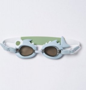 SunnyLife Okulary pływackie dla dzieci - Shark Tribe, Khaki 1
