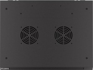 Szafa Lanberg Szafa wiszšca 19 cali 12U 600x450 drzwi perforowane (flat pack) czarna 11