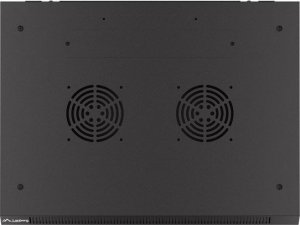Szafa Lanberg Szafa wiszšca 19 cali 6U 600x450 drzwi perforowane (flat pack) czarna 11