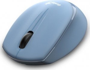 Mysz Genius Mysz NX-7009, 1200DPI, 2.4 [GHz], optyczna, 3kl., bezprzewodowa, niebieska, 1 szt AA, Blue-Eye sensor, symetryczna 3