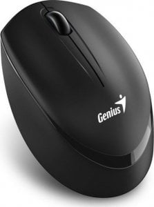 Mysz Genius Genius Mysz NX-7009, 1200DPI, 2.4 [GHz], optyczna, 3kl., bezprzewodowa, czarna, 1 szt AA, Blue-Eye sensor, symetryczna 1